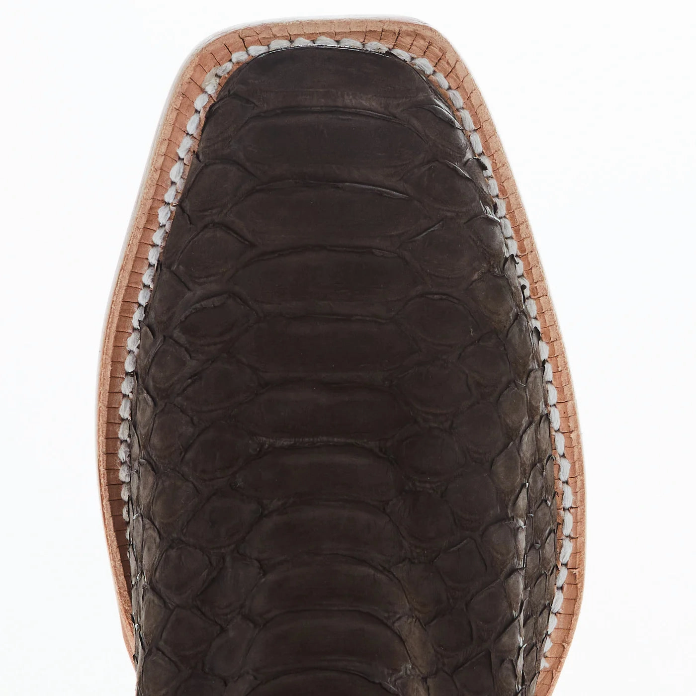 R. Watson Women's 17" Matte Chocolate Nubuck Python Narrow Square Toe Western Cowgirl Boots RWL7216-1 Thermal Protection