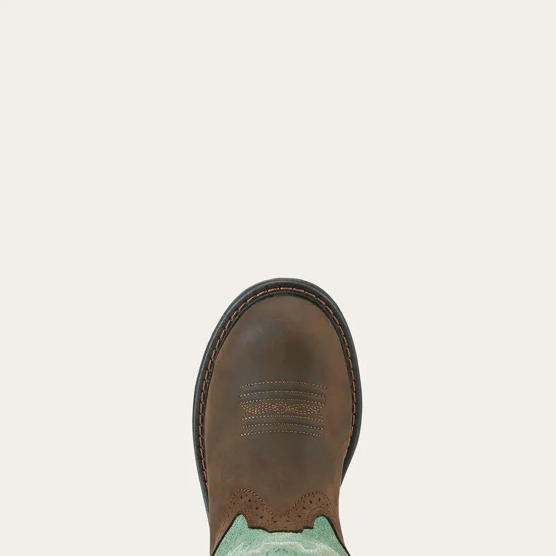 Ergonomic Fit Heavy Duty System Ariat Women's Tracey Pull On H20 Composite Toe Work Boots 10015405