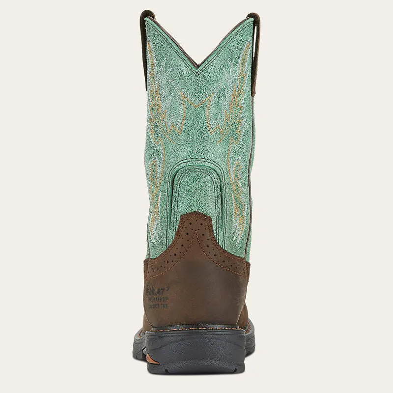 Industrial Strength Extra Support Gear Ariat Women's Tracey Pull On H20 Composite Toe Work Boots 10015405