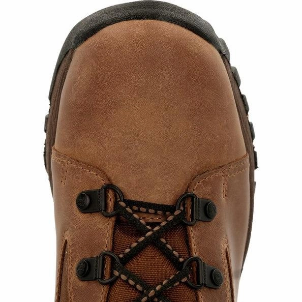 High Quality Leather Comfort Rocky Spike Boys Childrens & Youth Waterproof Lace Up Work Boots RKS0544C AND RKS0544Y