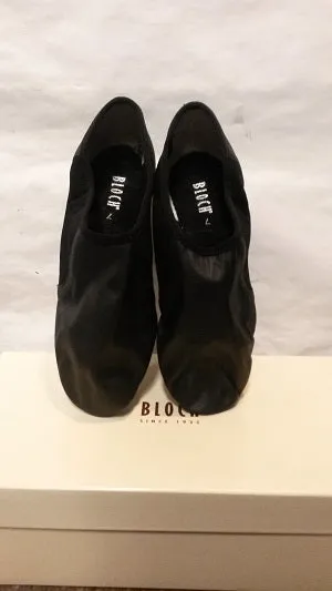 Rena -- Split Sole Jazz Slip-On -- Black Light Core