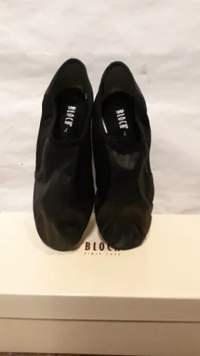 Rena -- Split Sole Jazz Slip-On -- Black Work Life Travel Light