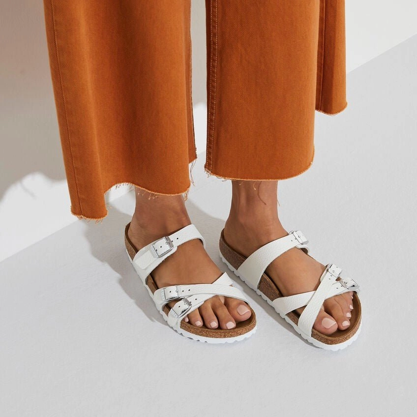 Franca | Leather | White Weekend Trend Comfy Base