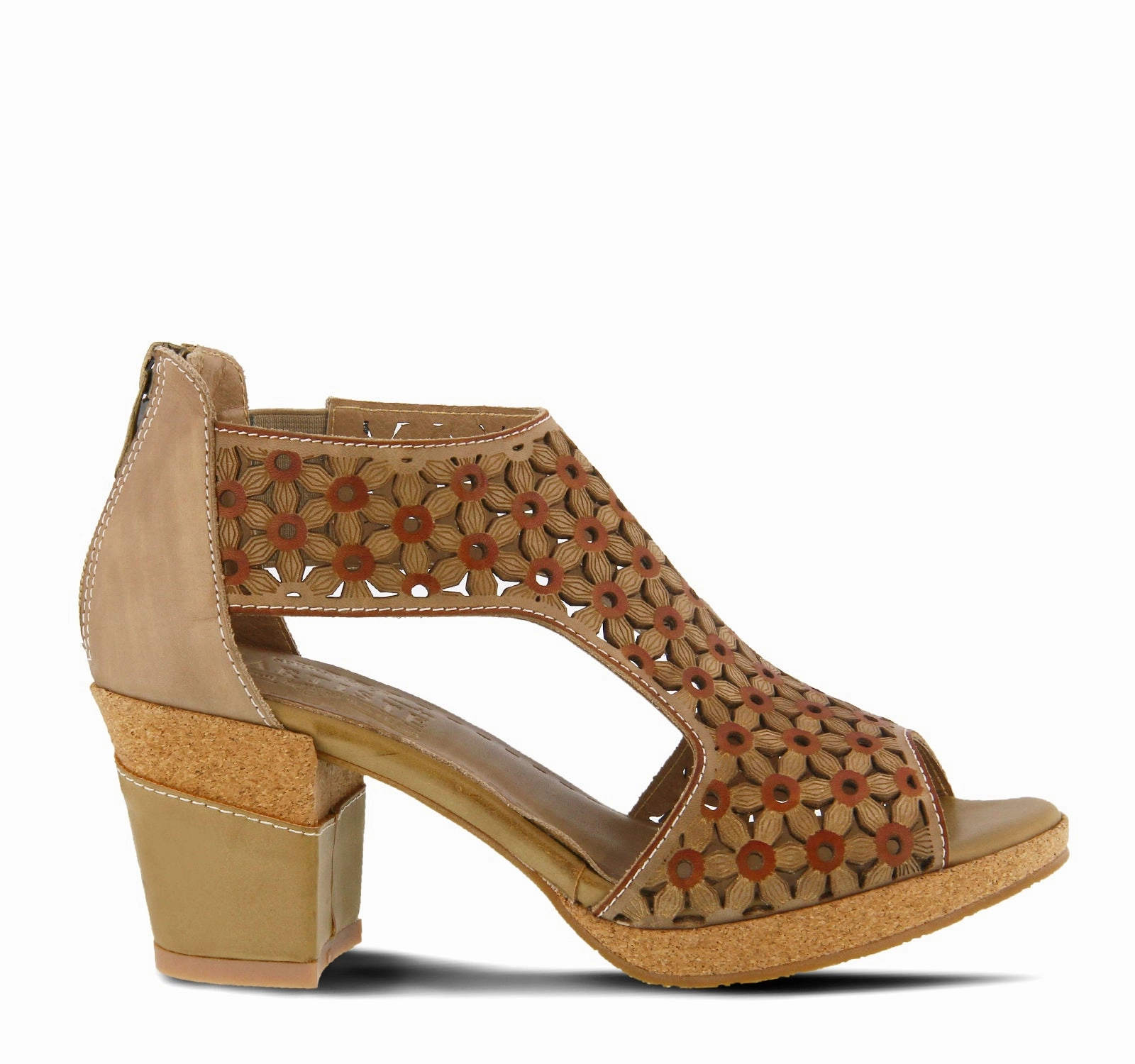 L'Artiste Hibiskus Sandal High-Comfort Fit Slip-On Shoes