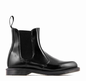 Leather Upper Dr. Martens Flora Smooth Women's Boot