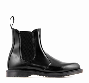 Leather Upper Dr. Martens Flora Smooth Women's Boot