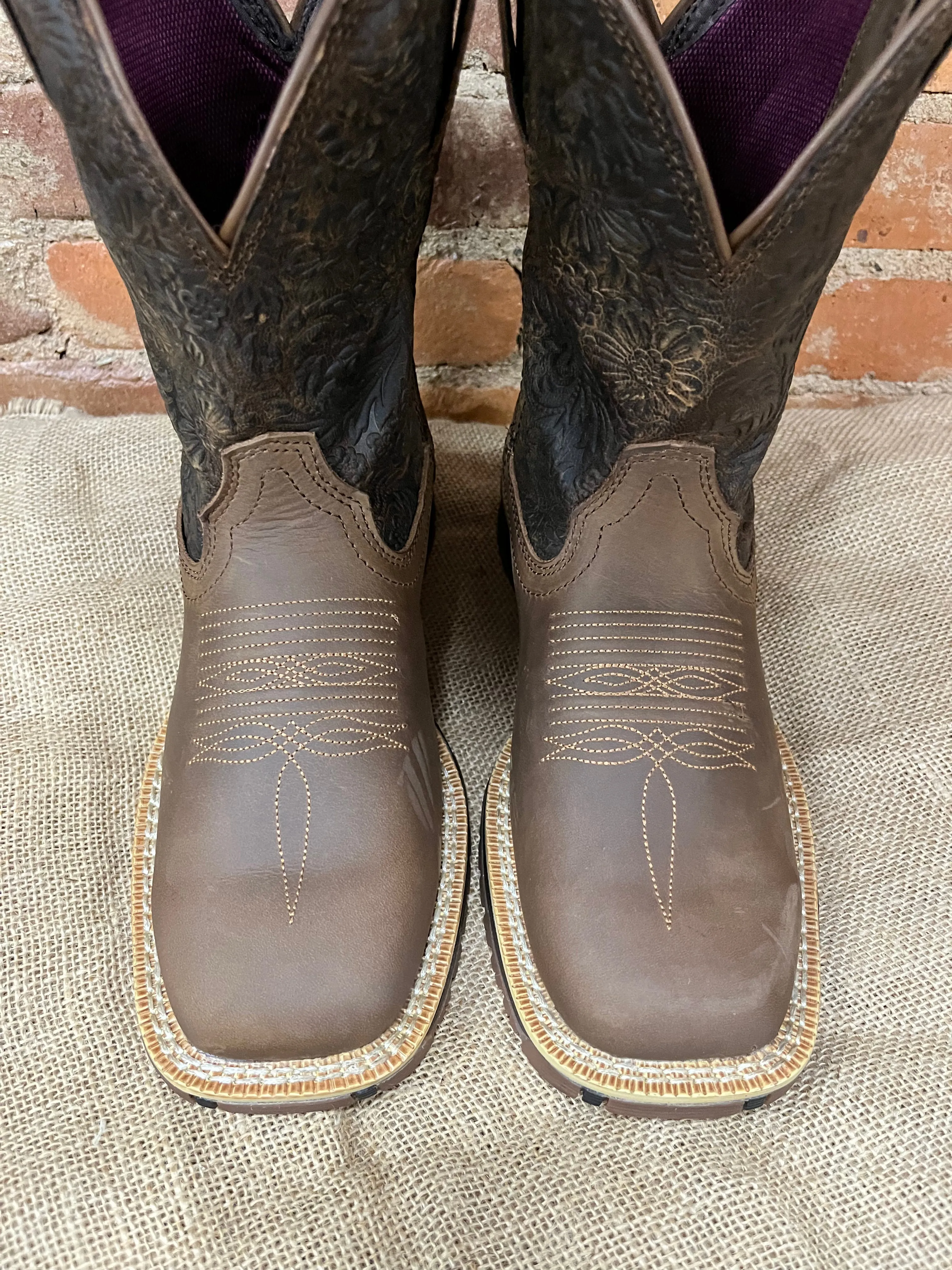 Rocky Women's Rosemary Cinnamon Brown Western Work Boots RKW0413 Heavy Lifting Energy return