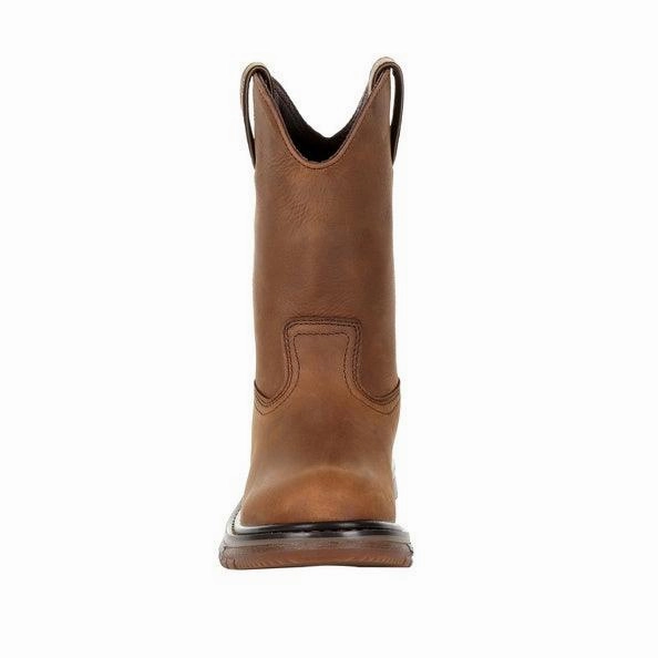 Classic Comfort Winter Style Rocky Childrens & Youth Original Ride Brown Waterproof Wellington Boots RKW0300