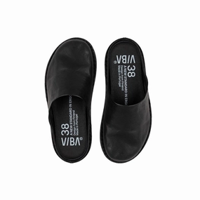 Roma | Leather | Preto Black Cushioned Shock absorption