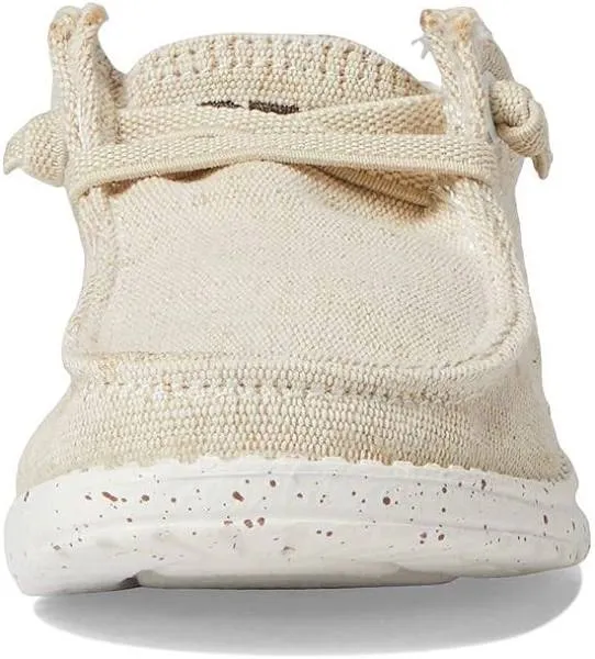 Strap Durable Design Roper Children/Youth Hang Loose Tan Canvas Slip On Laced Shoe 1793-3012