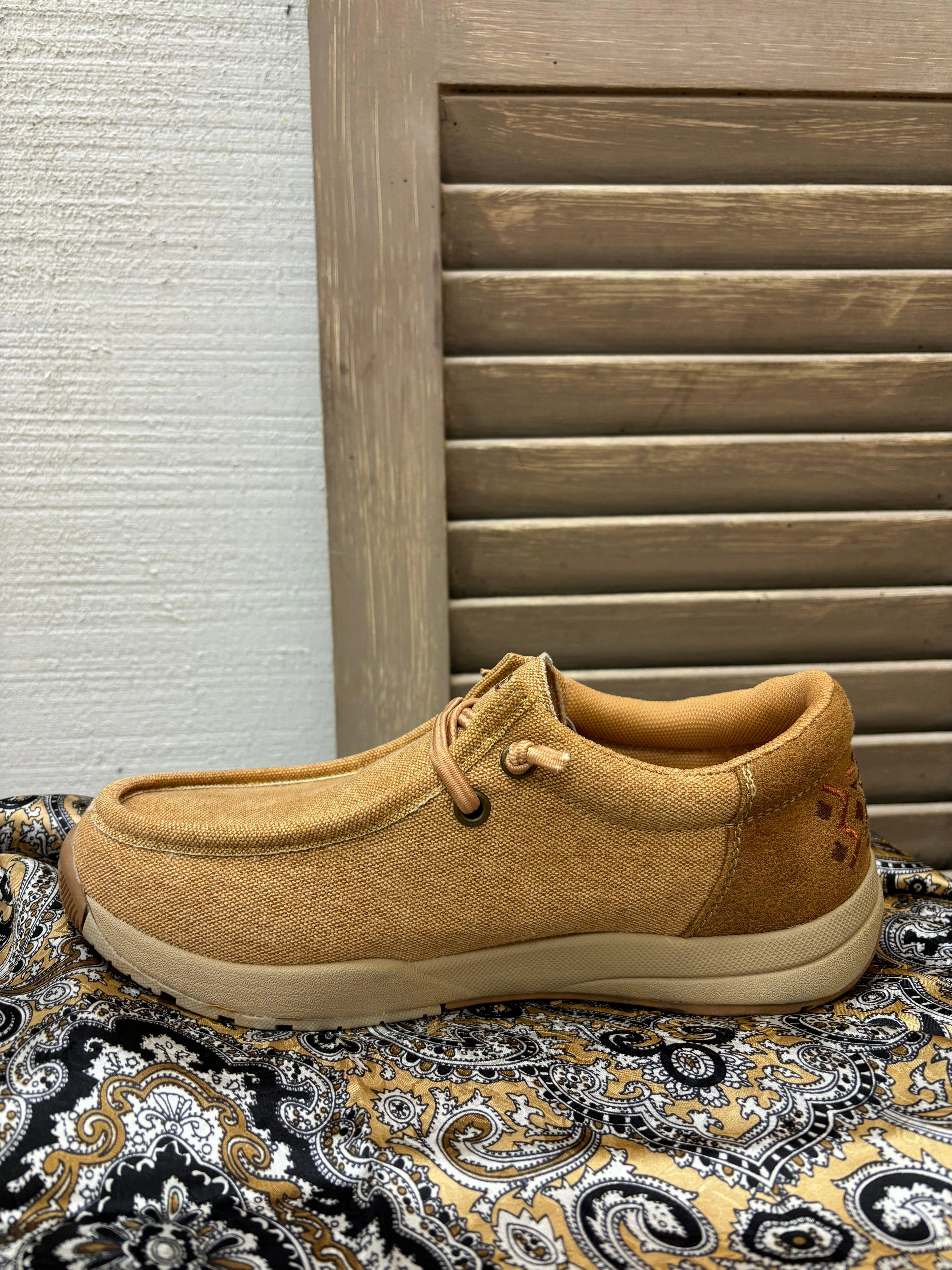 Agile Path Roper Women's Vintage Tan Canvas Chukka Casual Shoe 1663-3415