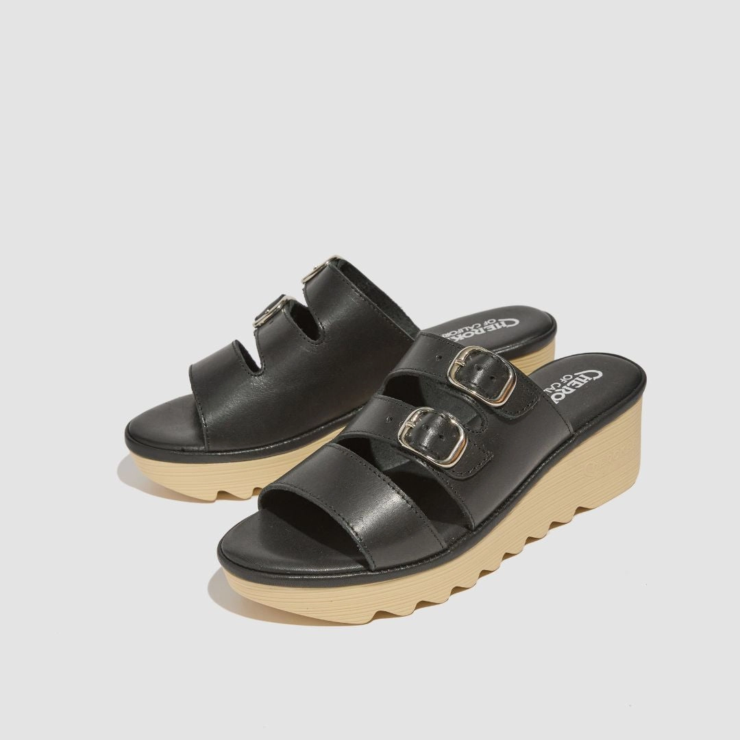 Rubber Sole Charlotte Mid Beep Black Natural Bottom