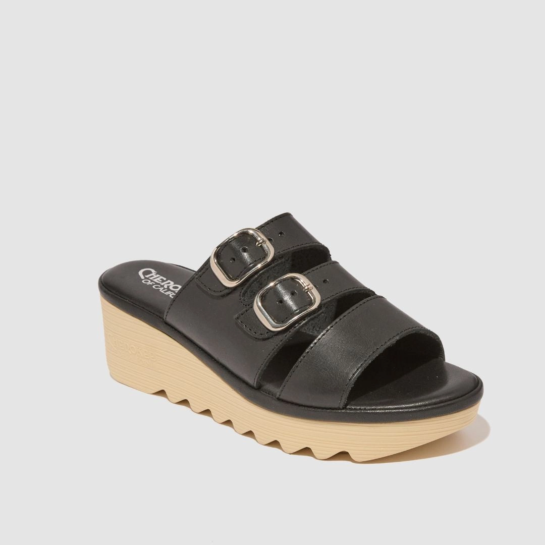 Charlotte Mid Beep Black Natural Bottom Soft Material