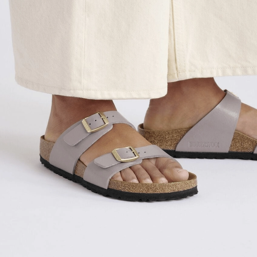 Sydney | Birko-Flor | Graceful Faded Purple Zebra Stripe Adventure Time