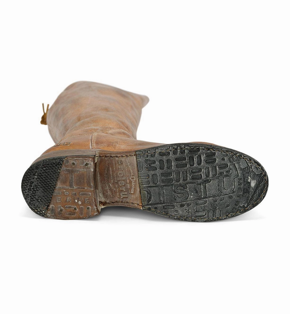 Comfort Toe Box Farm Ready Bed Stu Women's Manchester Wide Calf Tan Rustic White Leather Tall Fashion Boot F321016