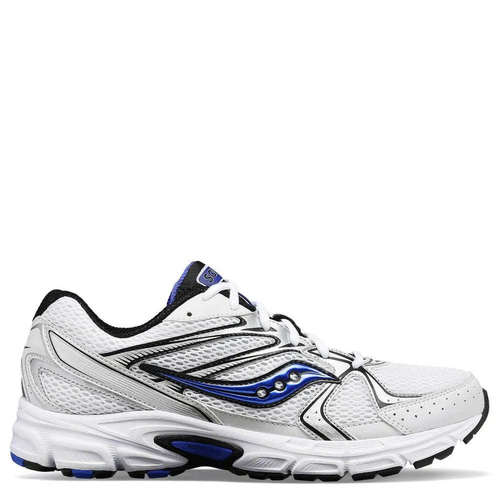 Saucony Ride Millennium in White/Royal Soft Land