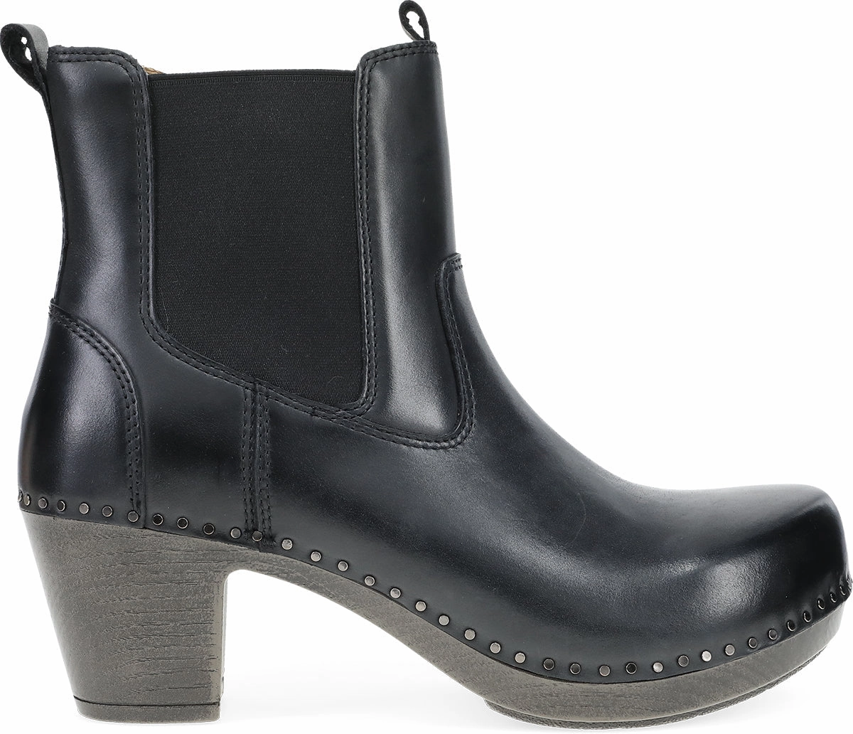 Shayna | Burnished Calf | Black Comfort Cushion