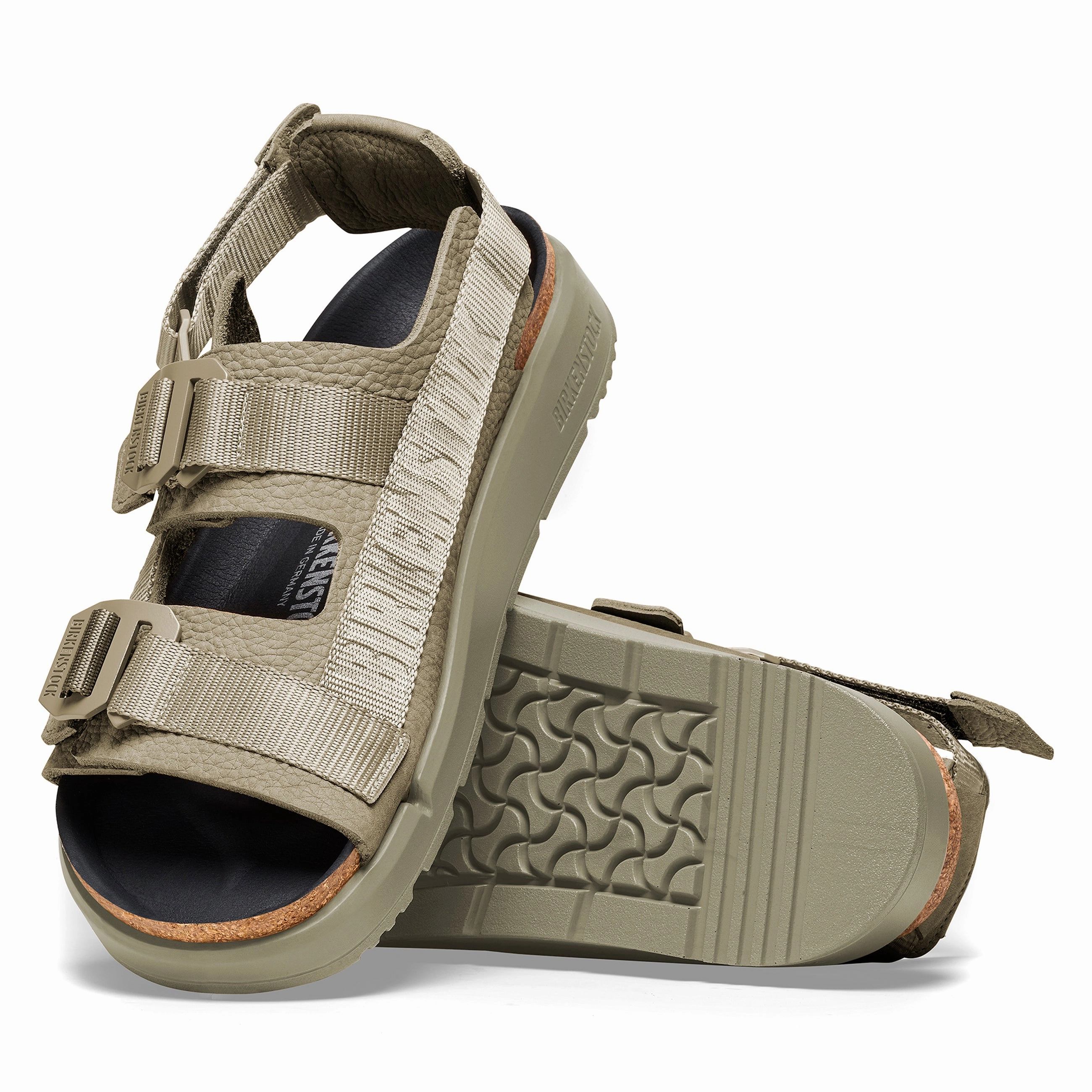 Light Tread Soft Step Shinjuku Eucalyptus Nubuck Leather/Textile