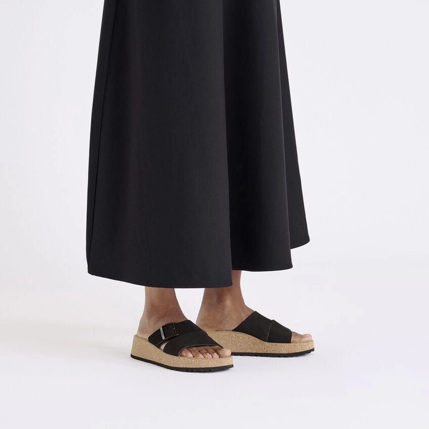 Street Edge heel cup Almina | Nubuck | Black