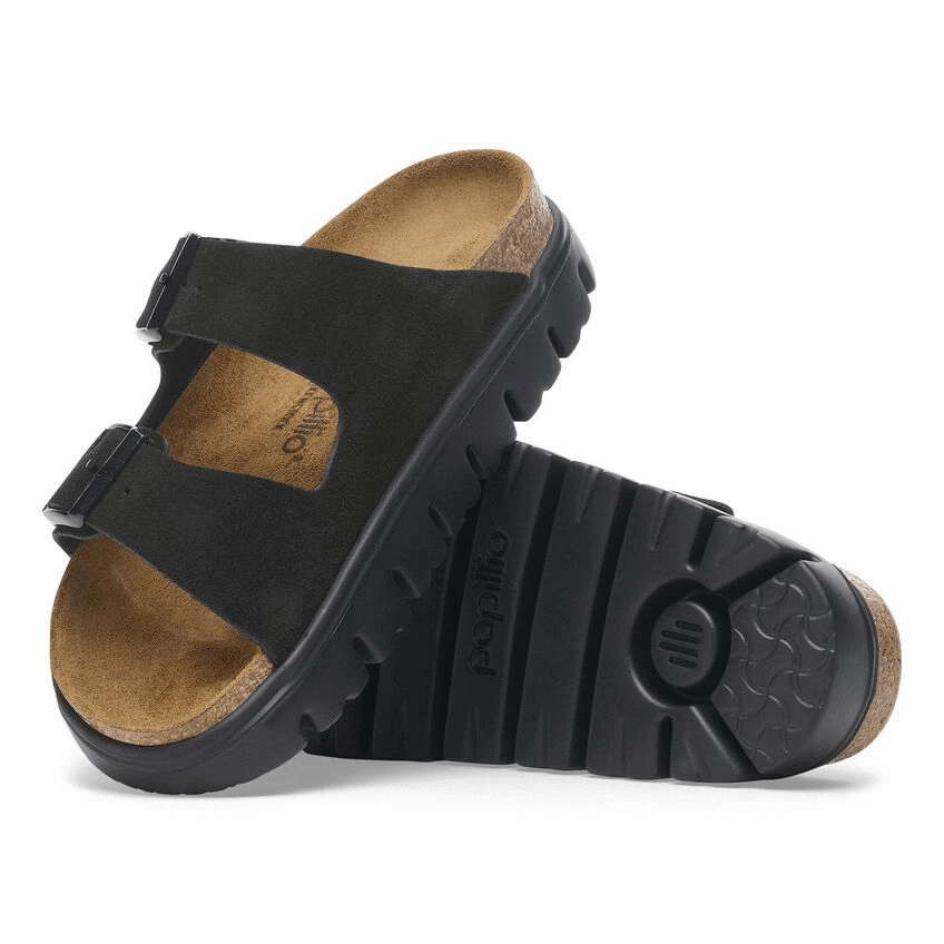 Contoured Arizona Chunky | Suede | Black/Black
