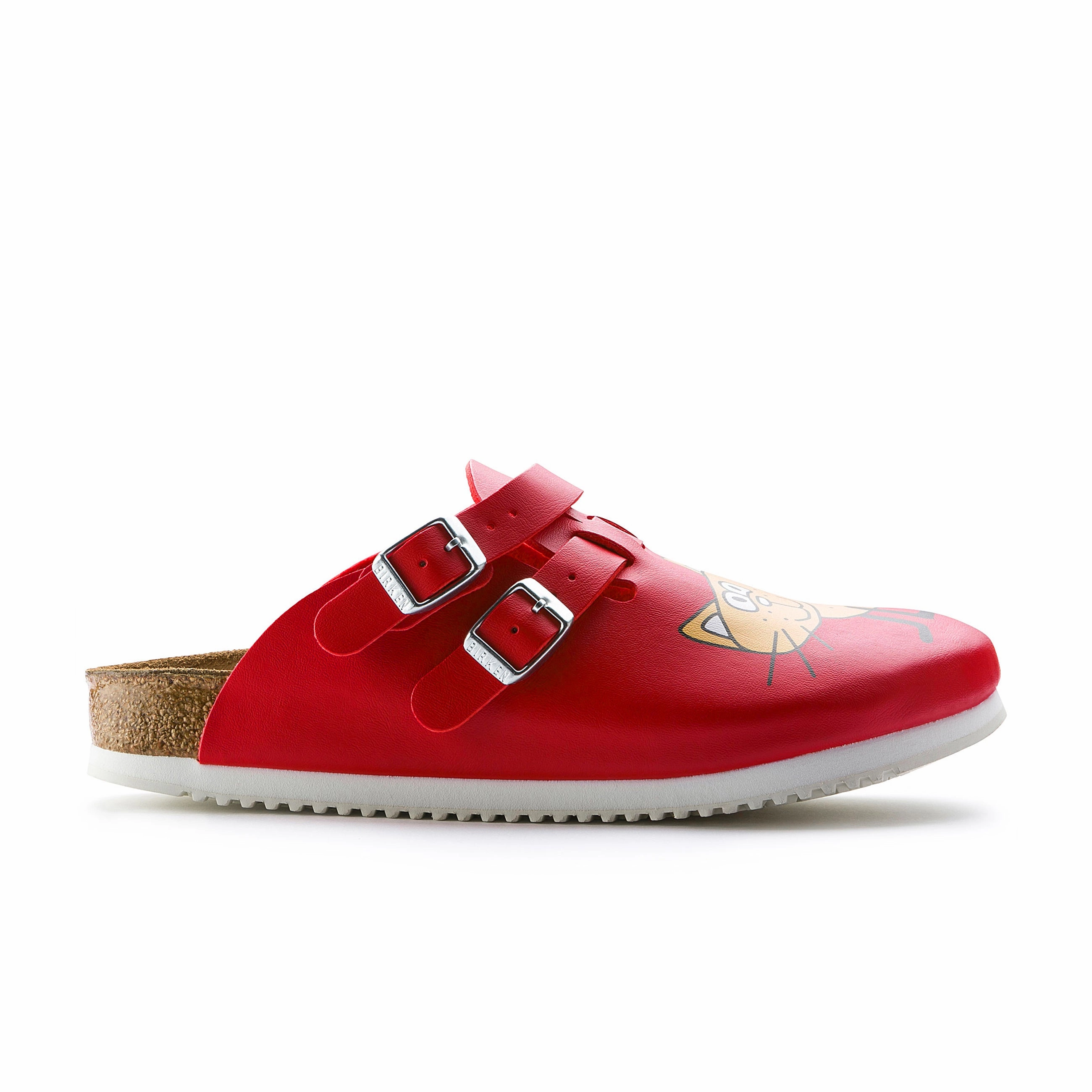 Kay Supergrip Red Cat Birko-Flor Soft cushion Leopard Touch