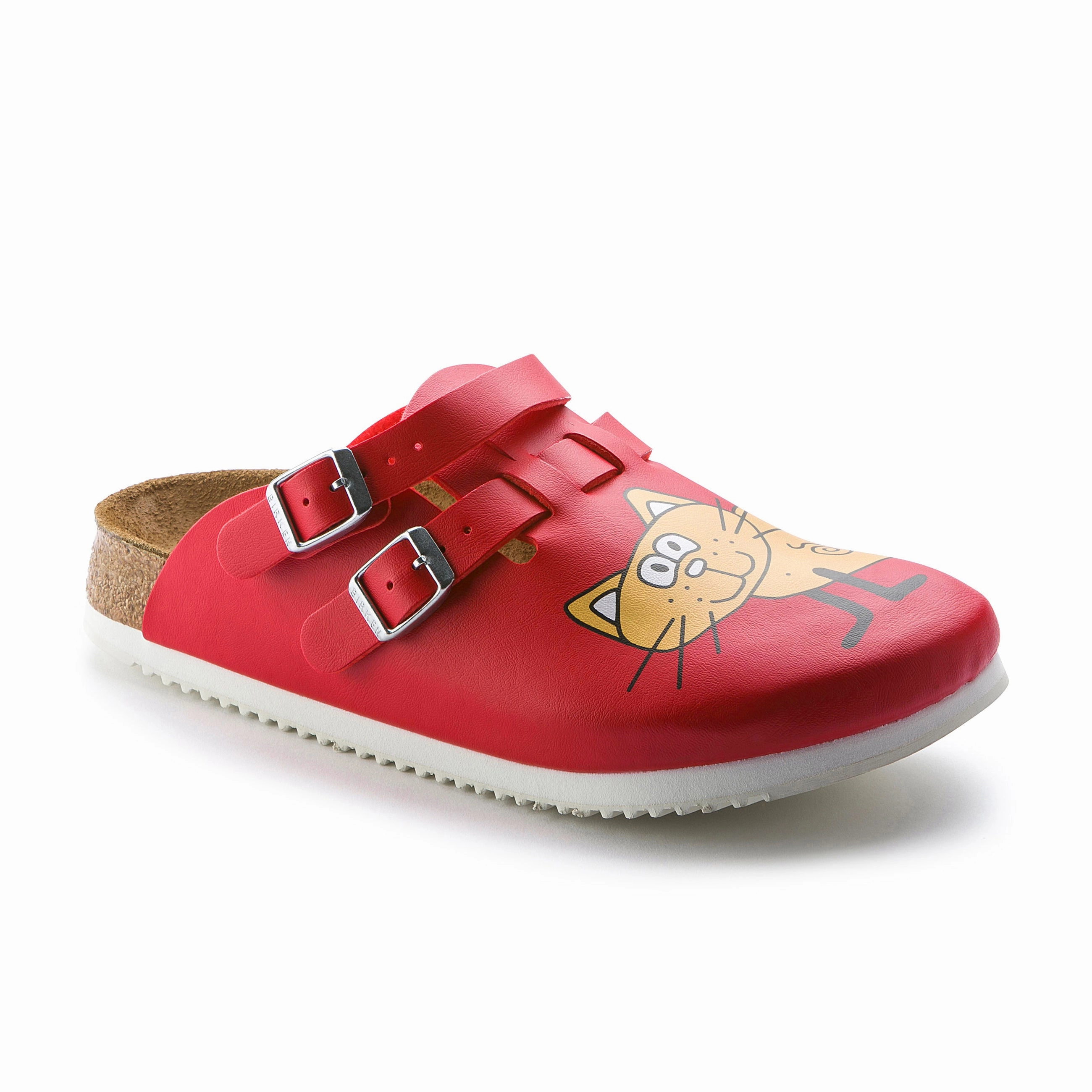 Easy Slip-On Kay Supergrip Red Cat Birko-Flor