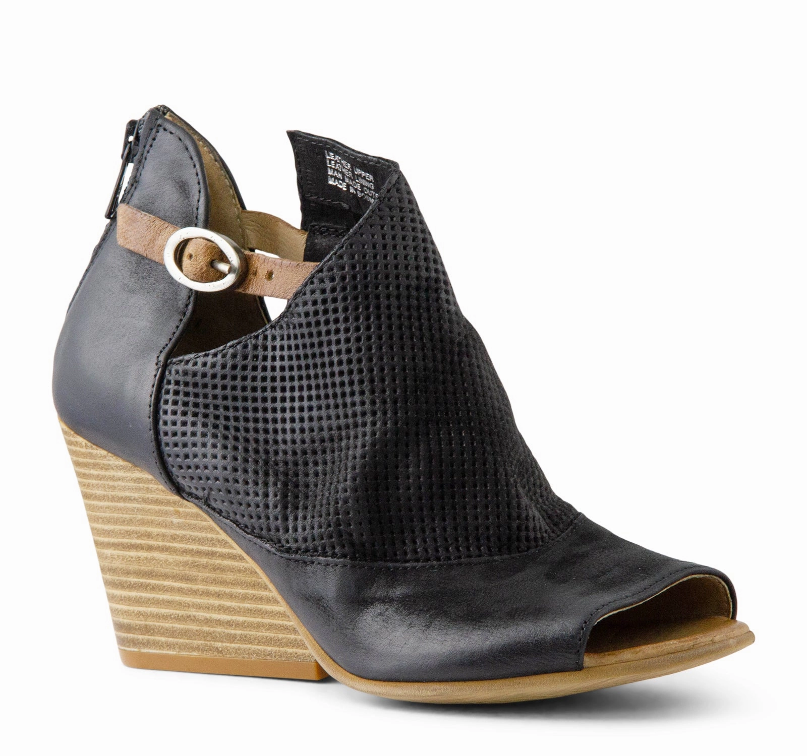 Miz Mooz Knox Wedge Sandal Memory Foam