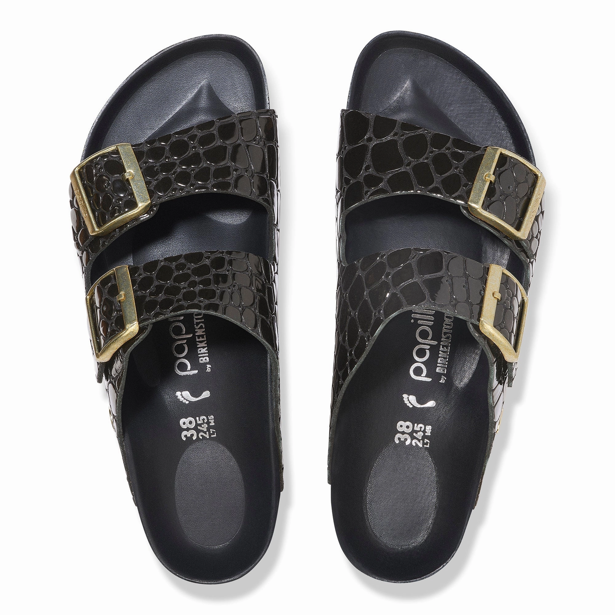 Arizona Platform | Patent | Black Croc Free Soul Anti Slip