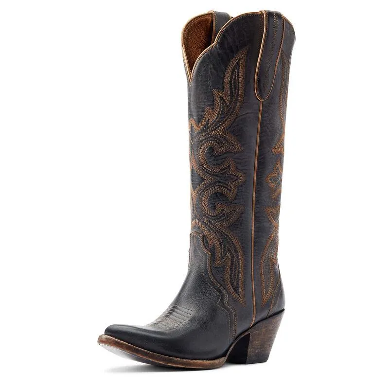 Ariat Women's Belinda StretchFit Beduino Black Cowgirl Boots 10044414 Durable