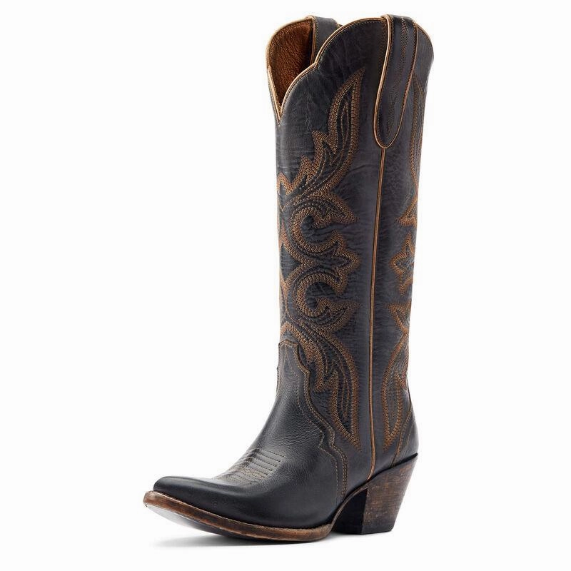 Ariat Women's Belinda StretchFit Beduino Black Cowgirl Boots 10044414 Durable
