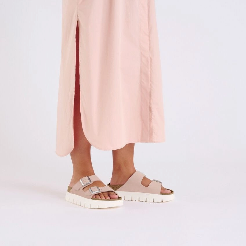 Free Step Sporty Beach Shoes Arizona Chunky | Suede | Light Rose