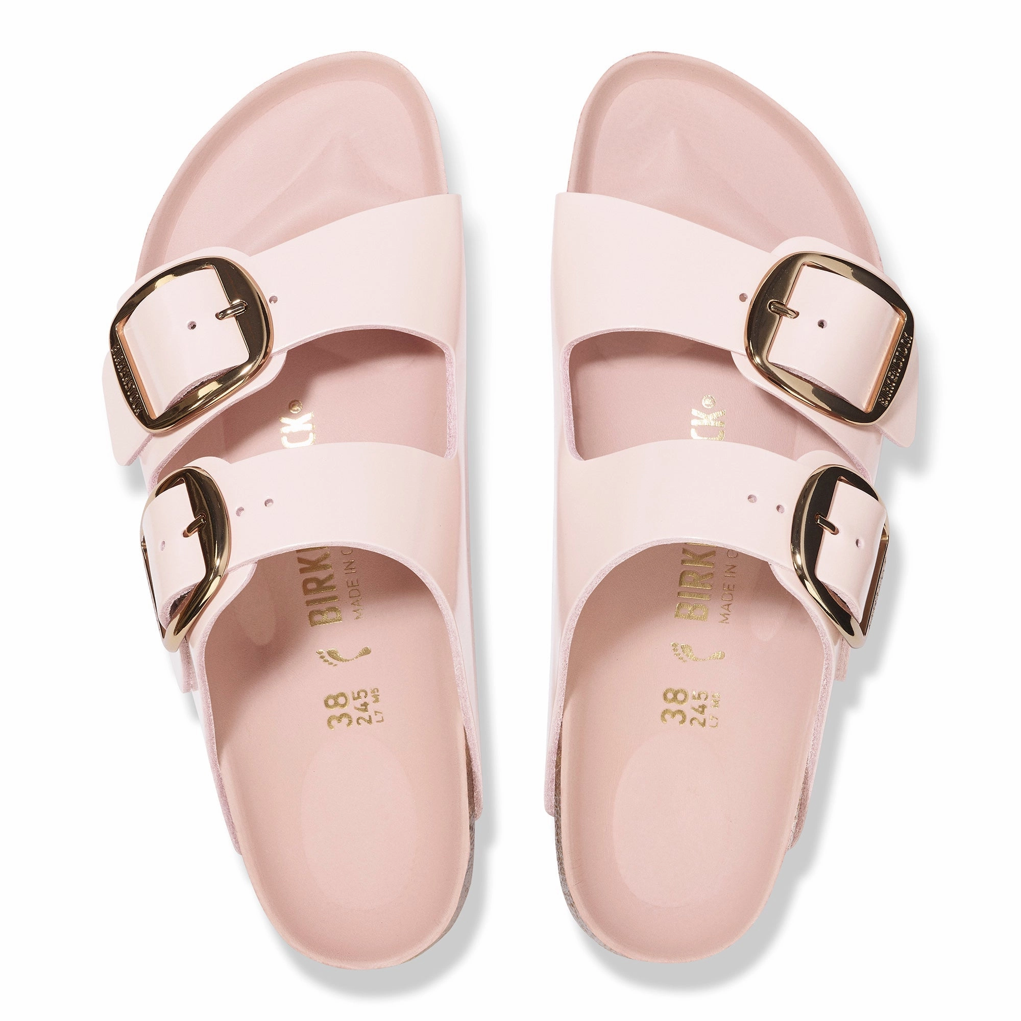 Arizona Big Buckle | Leather | Rose Relaxed Beach Shoes Outdoor Comfort