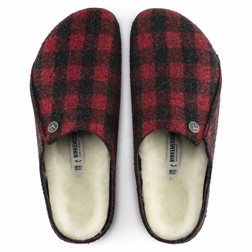 Urban Protection Zermatt Shearling | Wool Felt | Plaid Red
