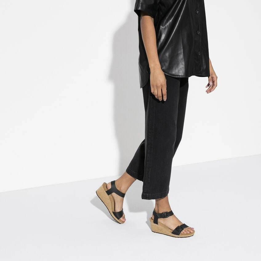 Trendy Shoes Soley Ring Buckle | Leather | Black