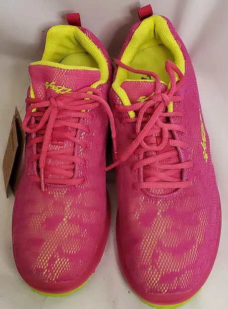 Field Power Responsive Cushion Weekend Warriors Spicy -- Full Sole Dancesneaker -- Fuschia/Yellow