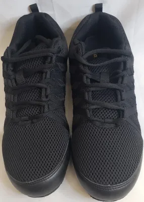 Non Slip Wellness Seekers Zoom II -- Mesh and PU Full Sole Dancesneaker -- Black