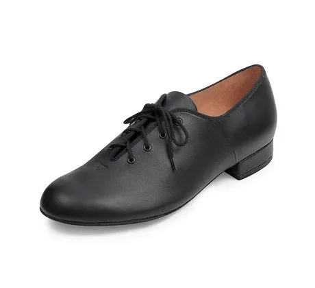 Thomas -- Men's Standard Ballroom Oxford -- Black Functional Queen Fit