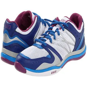 Lina -- Full Sole Dancesneaker -- Navy/White Forest Path