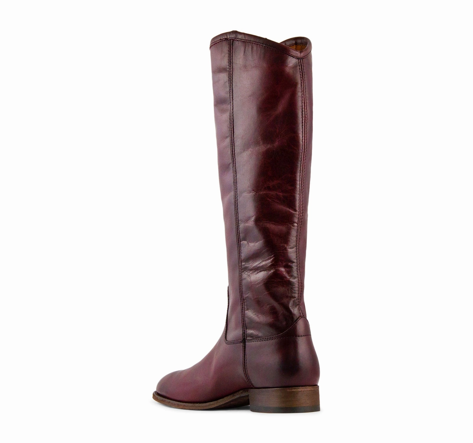 Bright Gold Frye Melissa Button 2 Tall Women's Boot in Wine