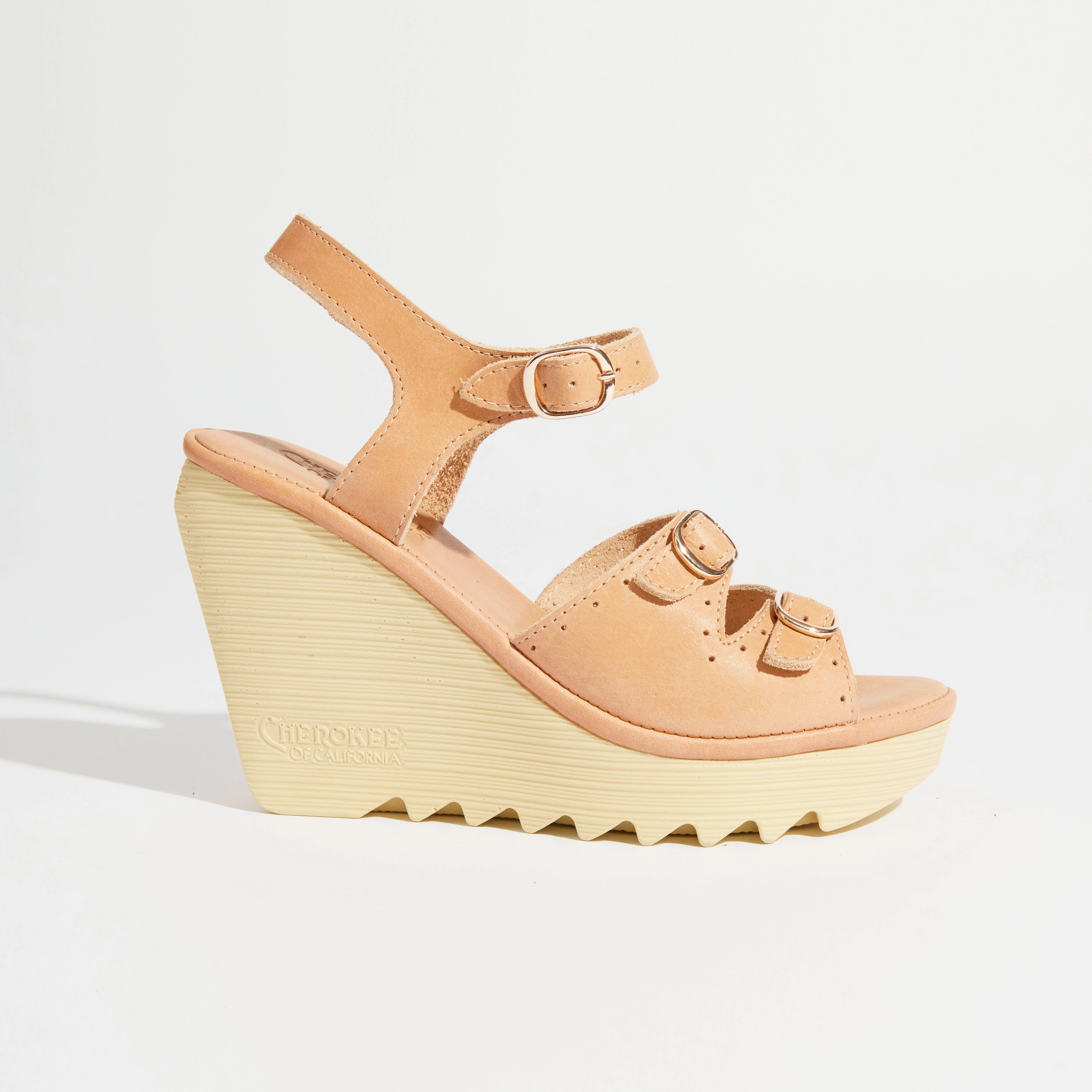 Stevie High Beep - Natural Leather Comfortable Summer Walk