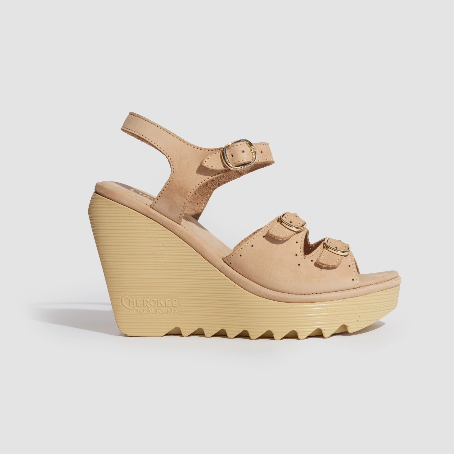 Stevie High Beep Tan - Nubuck Leather Functional Footwear
