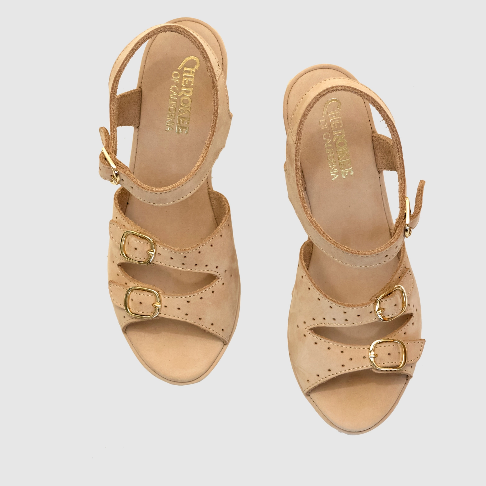 Stevie High Beep Tan - Nubuck Leather Body Align Comfortable Sandals for Men