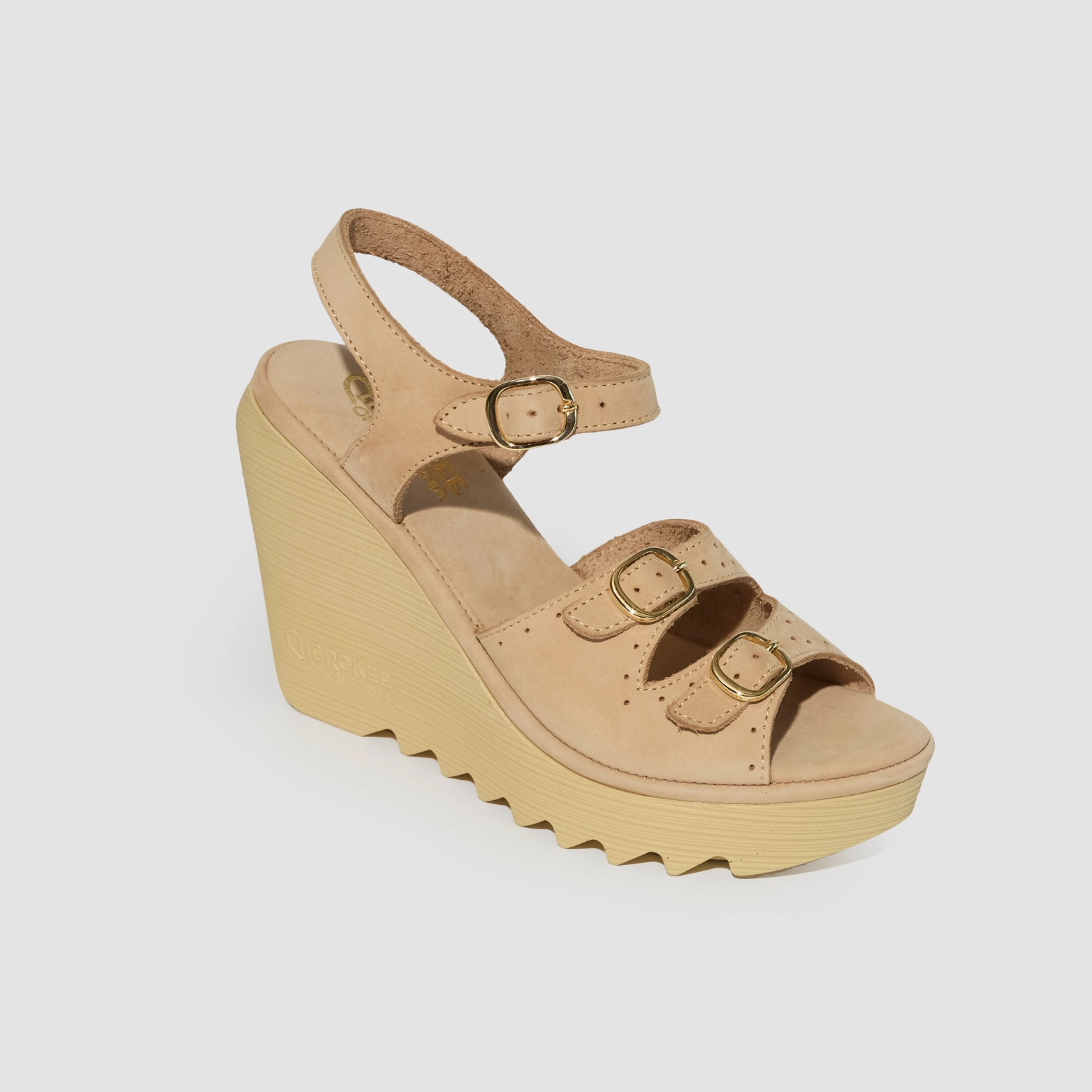 Stevie High Beep Tan - Nubuck Leather Functional Footwear