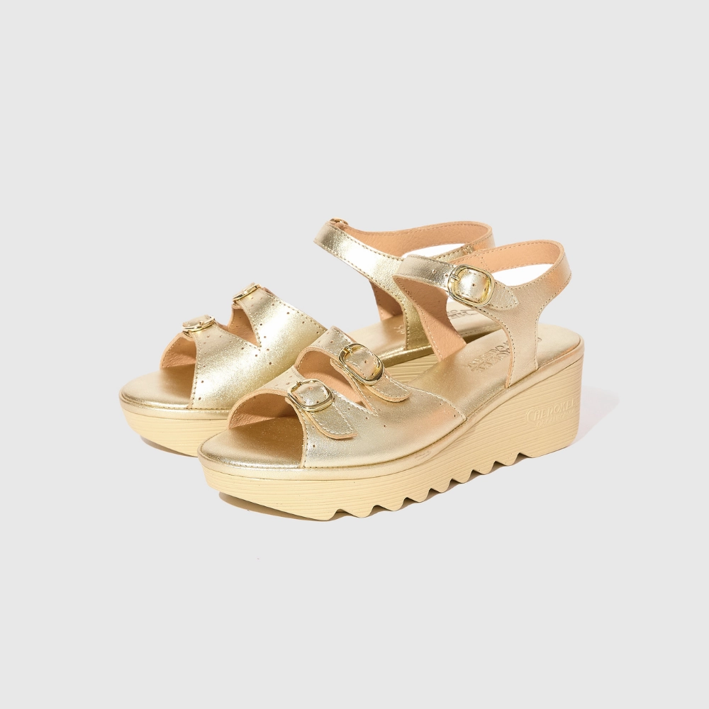 Stevie Mid Beep Gold Sporty Sandals