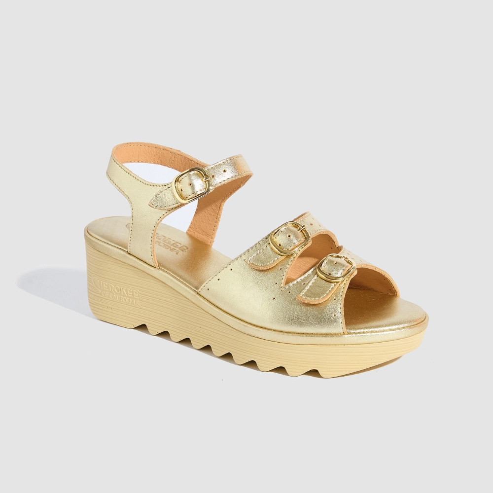 Stevie Mid Beep Gold Sporty Sandals