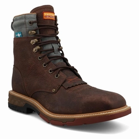 Twisted X Men's 8" Cell Stretch Alloy Toe Waterproof Lace Up Work Boot MXALW02 Indie Core Timeless Quality