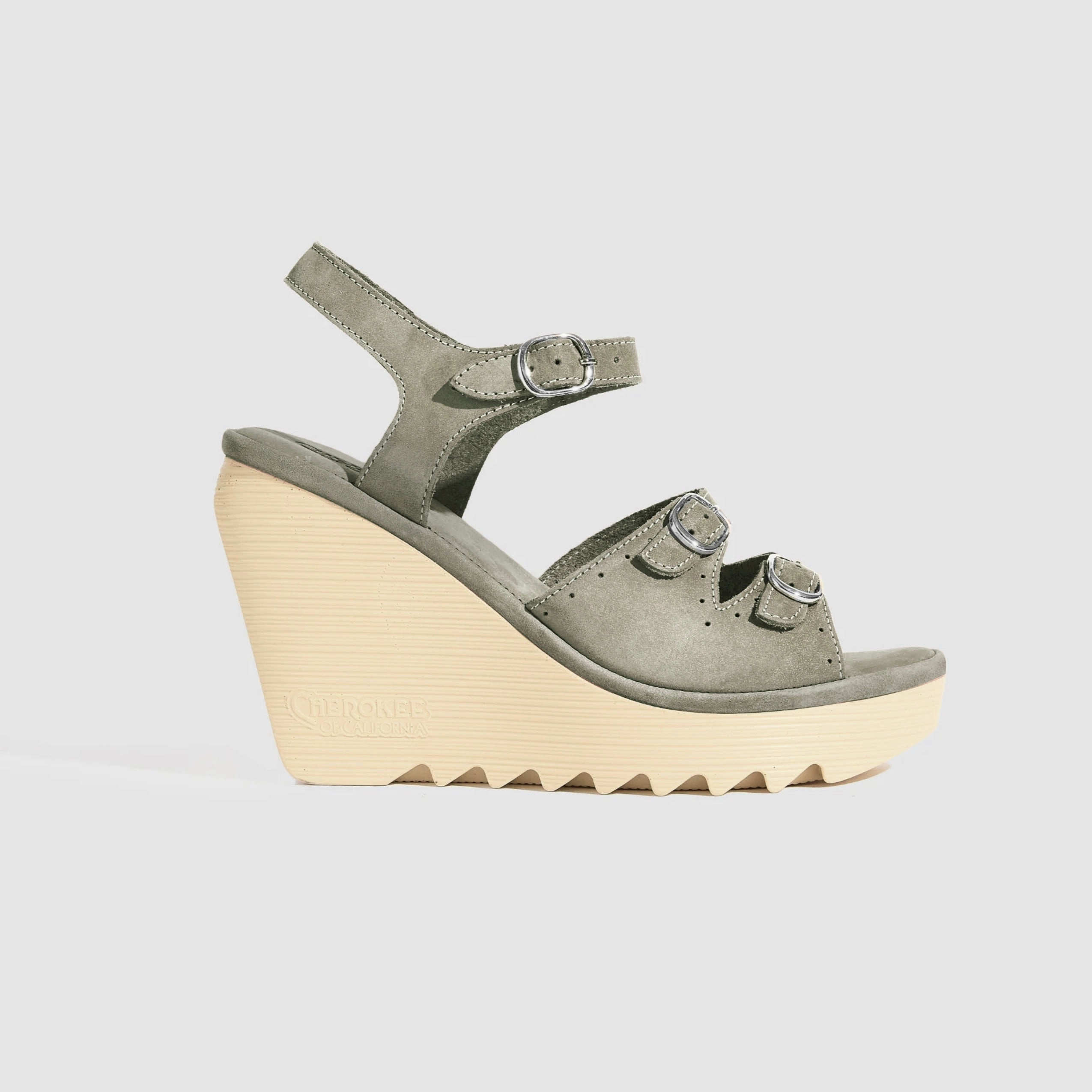 Straightforward Wear Stevie High Beep Olive - Nubuck Leather