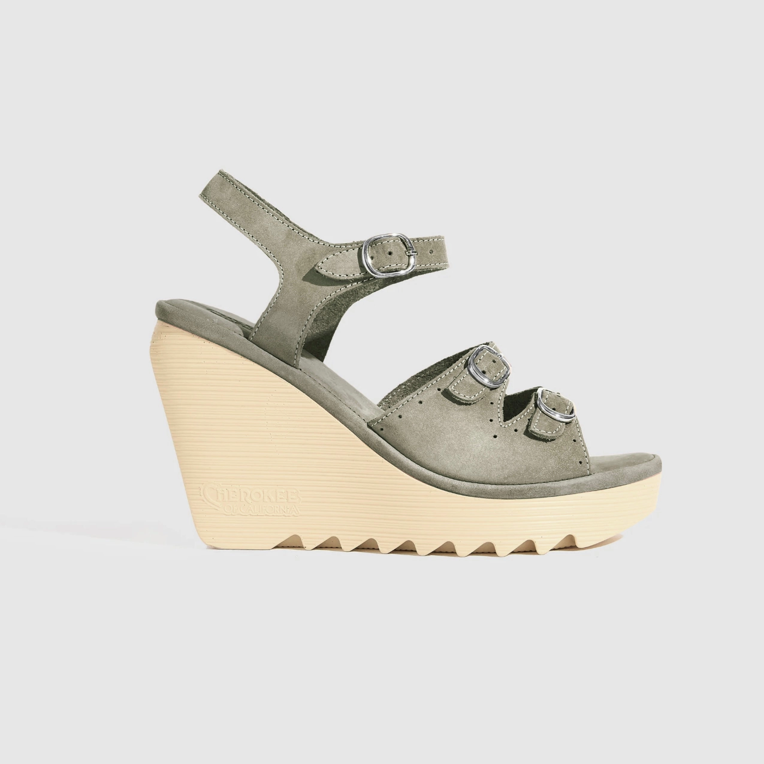 Straightforward Wear Stevie High Beep Olive - Nubuck Leather