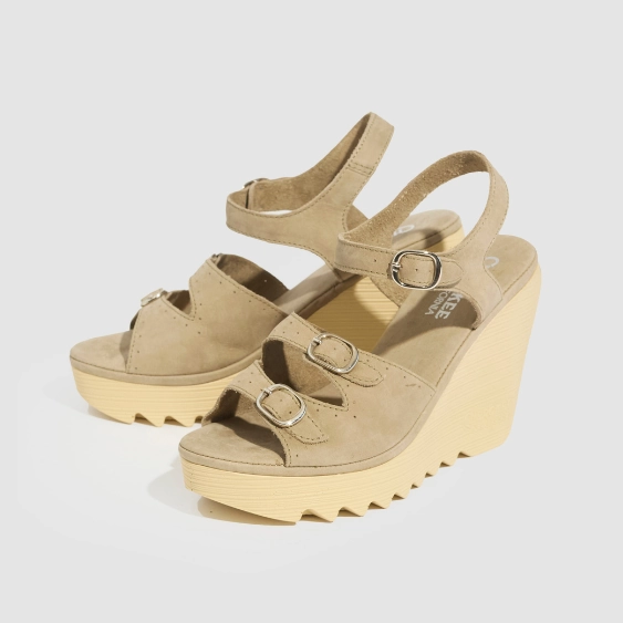 Summer Glow Stevie High Beep Olive - Nubuck Leather
