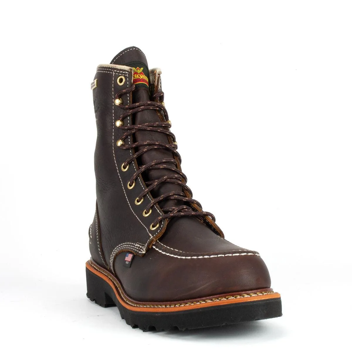 Thorogood Men's Briar Pitstop Flyway 8 Waterproof Lace Up Work Boots 814-4141 Heat   Resistant Weekend Hike